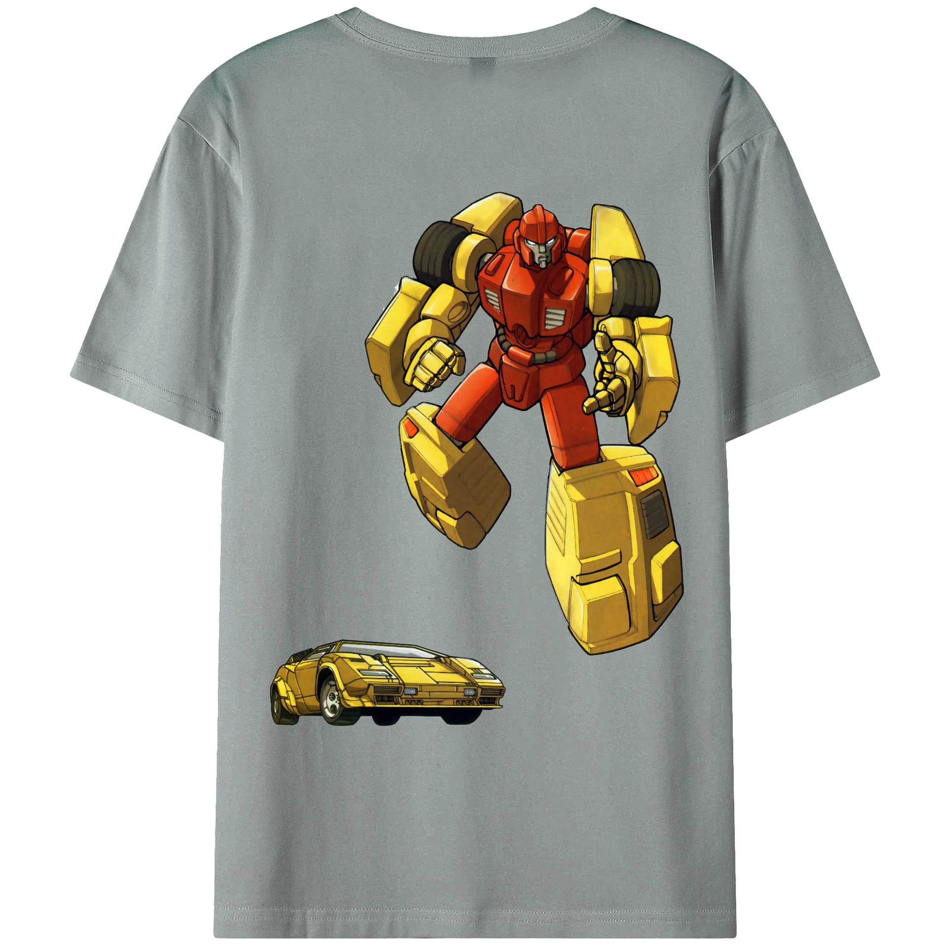 （画像用）  綿100％ メンズ半袖Tシャツ（バックプリント） 通気性